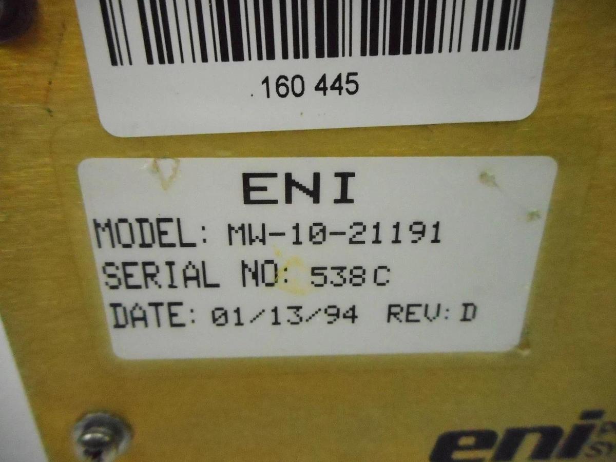 Used ENI Power Systems MW-10-21191 Matchwork Control Unit As-Is