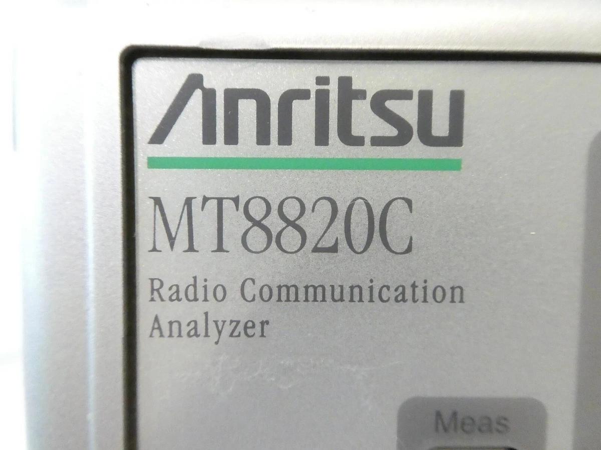 Used Anritsu MT8820C Radio Communication Analyzer W-CDMA GSM CDMA2000 LTE Surplus