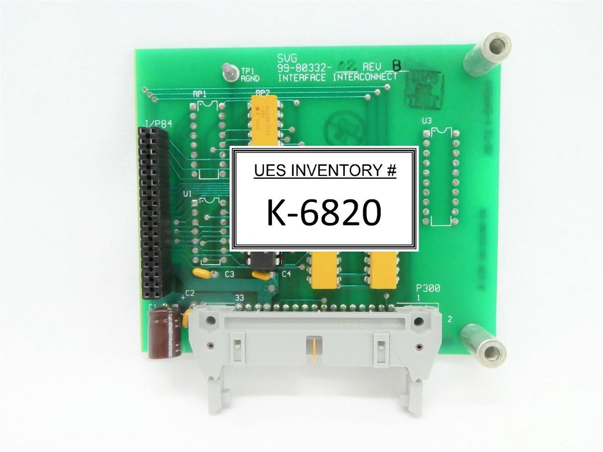 Used SVG Silicon Valley Group 99-80332-02 Interface Interconnect PCB Rev. B 90S DUV