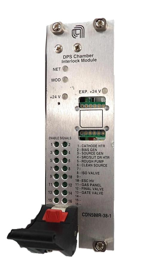 Used MKS Instruments AS02500-38-1 Interlock Module PCB CDN497 AMAT 0190-87835 Working