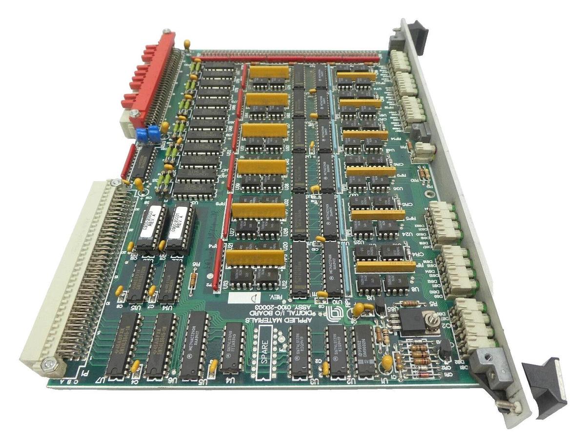 Used AMAT Applied Materials 0100-20003 Digital I/O PCB Card P5000 Working Surplus