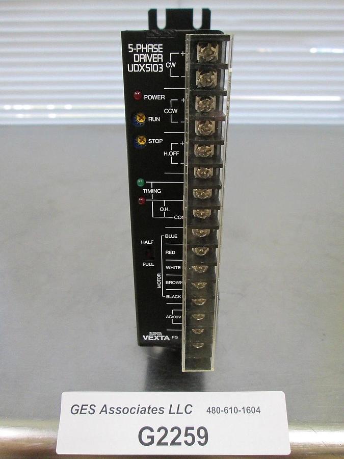 Used Oriental Motor UDX5103 5 Phase Driver Super VEXTA