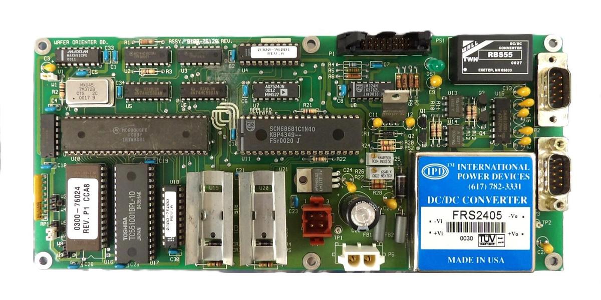 Used AMAT Applied Materials 0100-76128 Wafer Orienter PCB Board Working Surplus