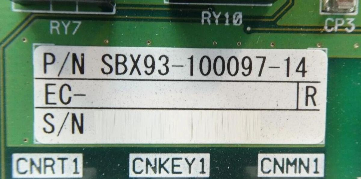 Used Shinko Electric SBX93-10097-14 SLPCPU6_R2 PCB SBX08-000052-13 SBX93-100121-11