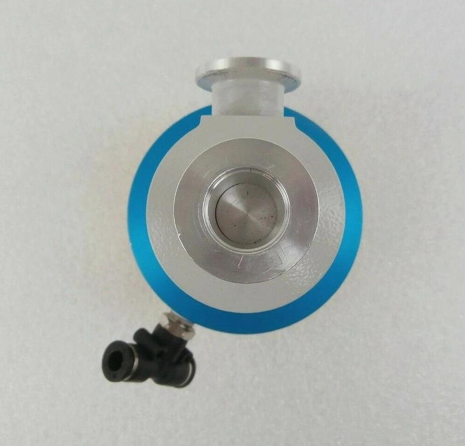 Used Balzers BPV51025 Right Angle Vacuum Isolation Valve EVL 016 P Working Surplus