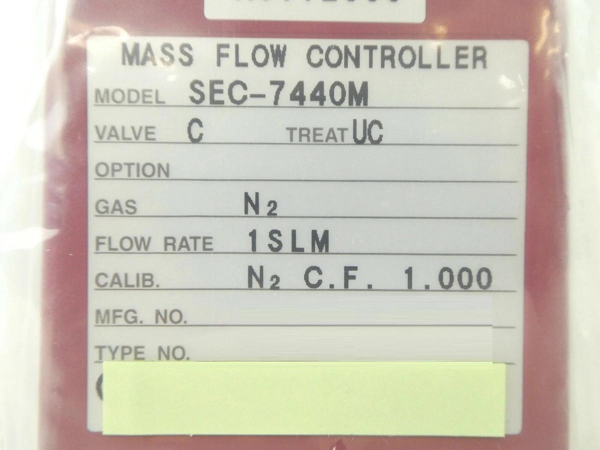 STEC SEC-7440M Mass Flow Controller MFC 1 SLM N2 Mattson 445-04230-00 New Spare