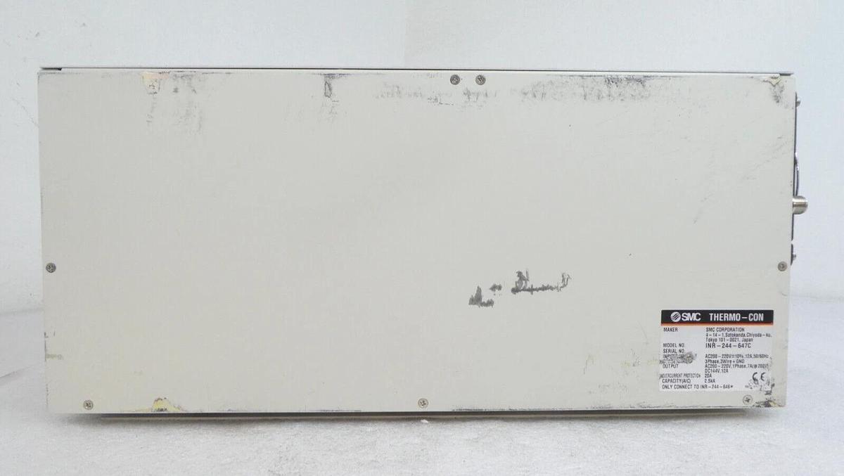 Used SMC INR-244-647C Temperature Controller THERMO-CON for INR-244-646 AMAT Untested