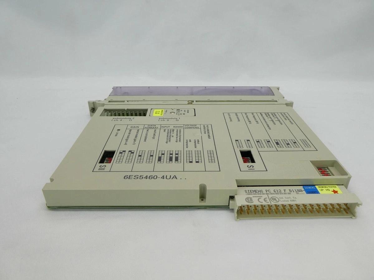 Used Siemens 6ES5460-4UA13 Analog Input PCB Card SIMATIC VP H9 Balzers Unaxis Working