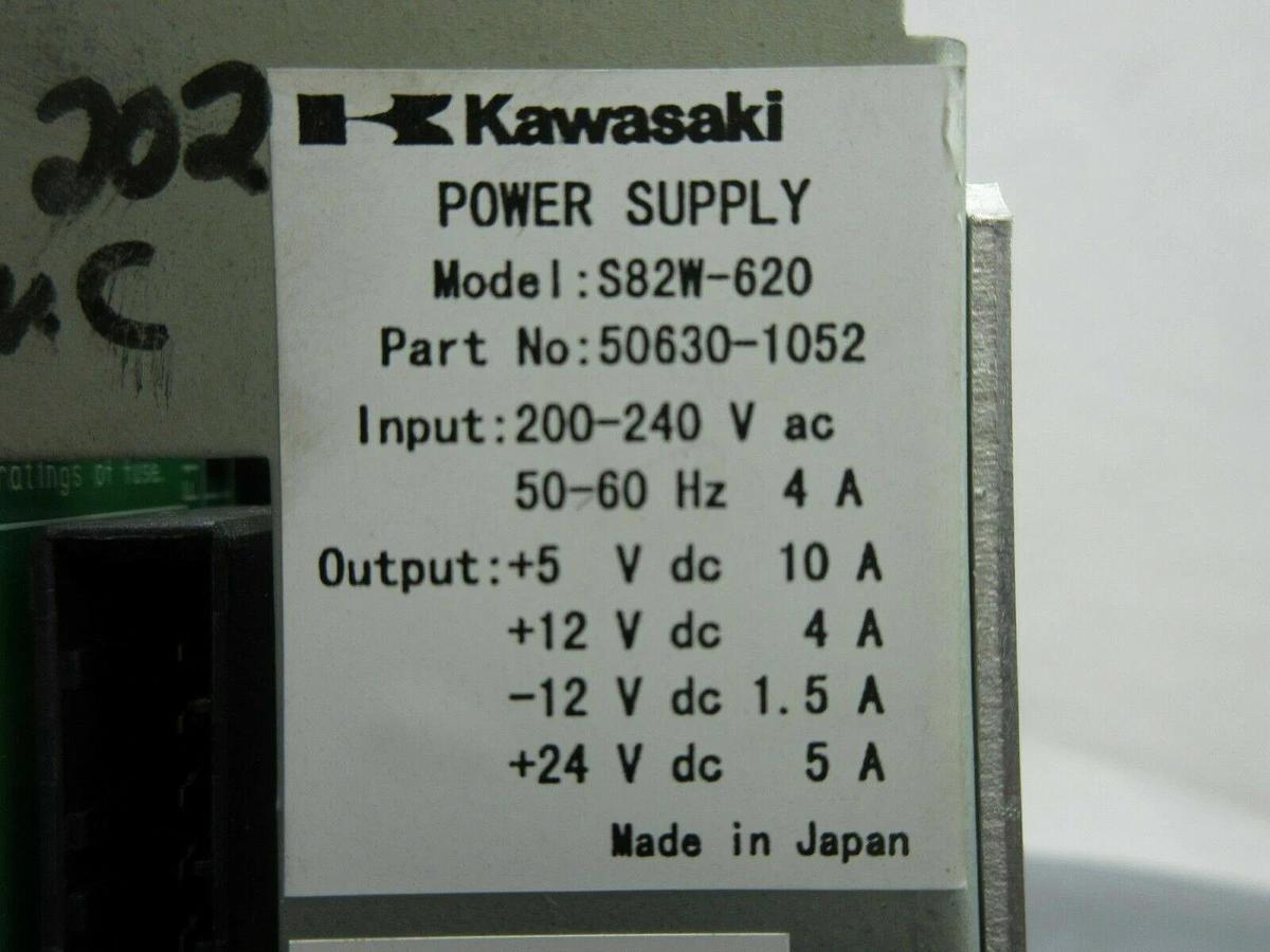 Used Kawasaki 50630-1052 Power Supply PCB Card S82W-620 Nikon NSR-S205C Working