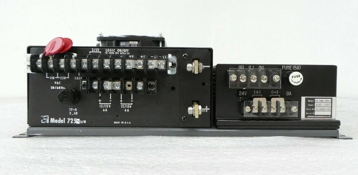 Used Novellus Systems 02-00025-00 DC Power Supply RO 725N 50-000002-00D Working Spare