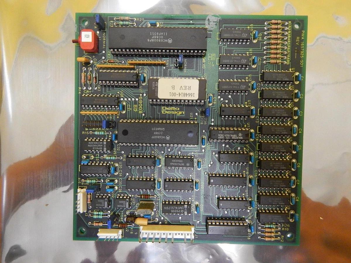 Used Delta Design 1657925-501 68008 Processor Board PCB 1664814-001 Working Surplus