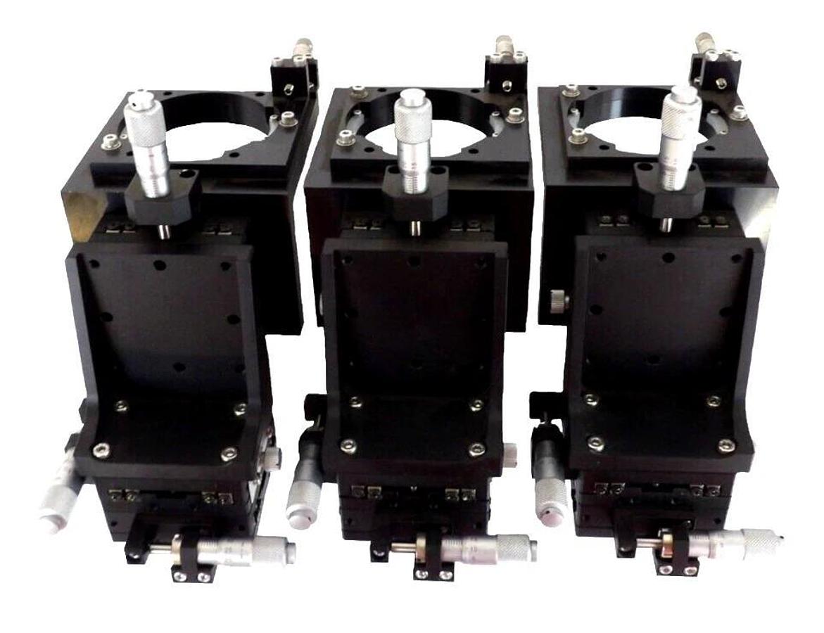 Used Suruga Seiki Manual XY Stage Assembly B21-60C B11-60AZ Lot of 3 RXP-1200 Working