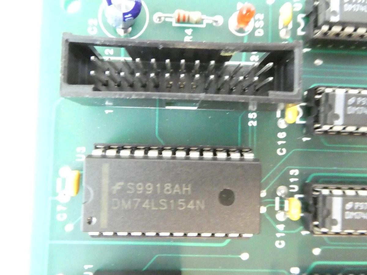 Used Poly-Flow Engineering 112431 Output Expander Board PCB Working Surplus