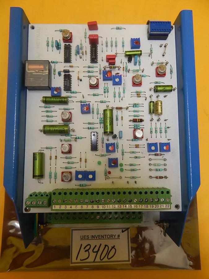 Used ITT Heynau Elektronik TYR-hB Speed Controller Balzers B5 123 154 AA Used Working