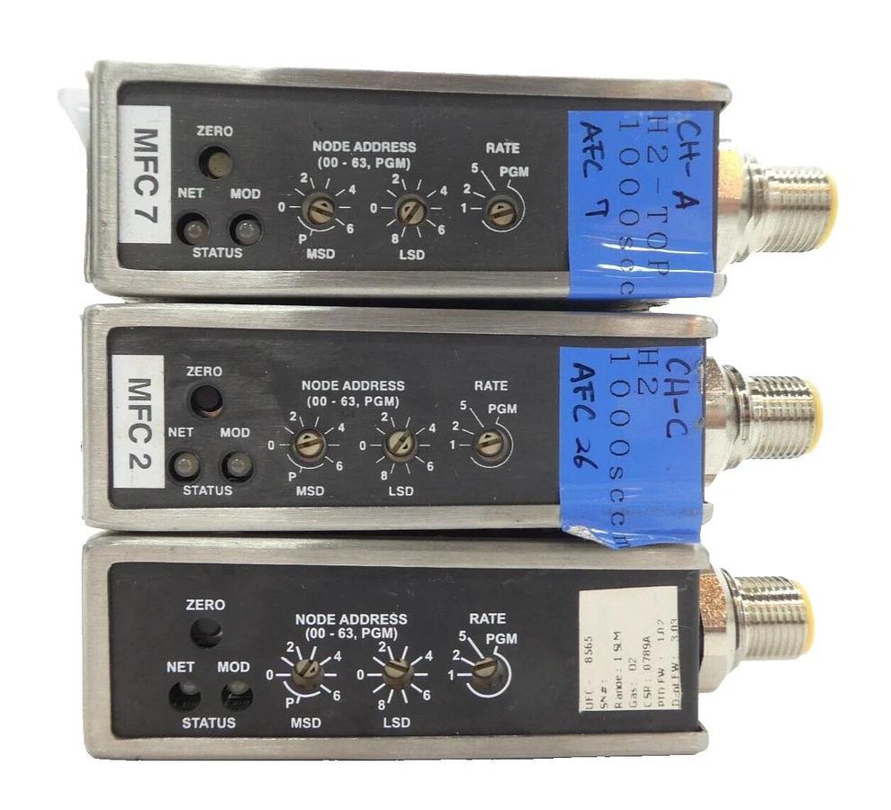 Used UNIT Instruments UFC-8565 Mass Flow Controller MFC Reseller Lot of 10 Working