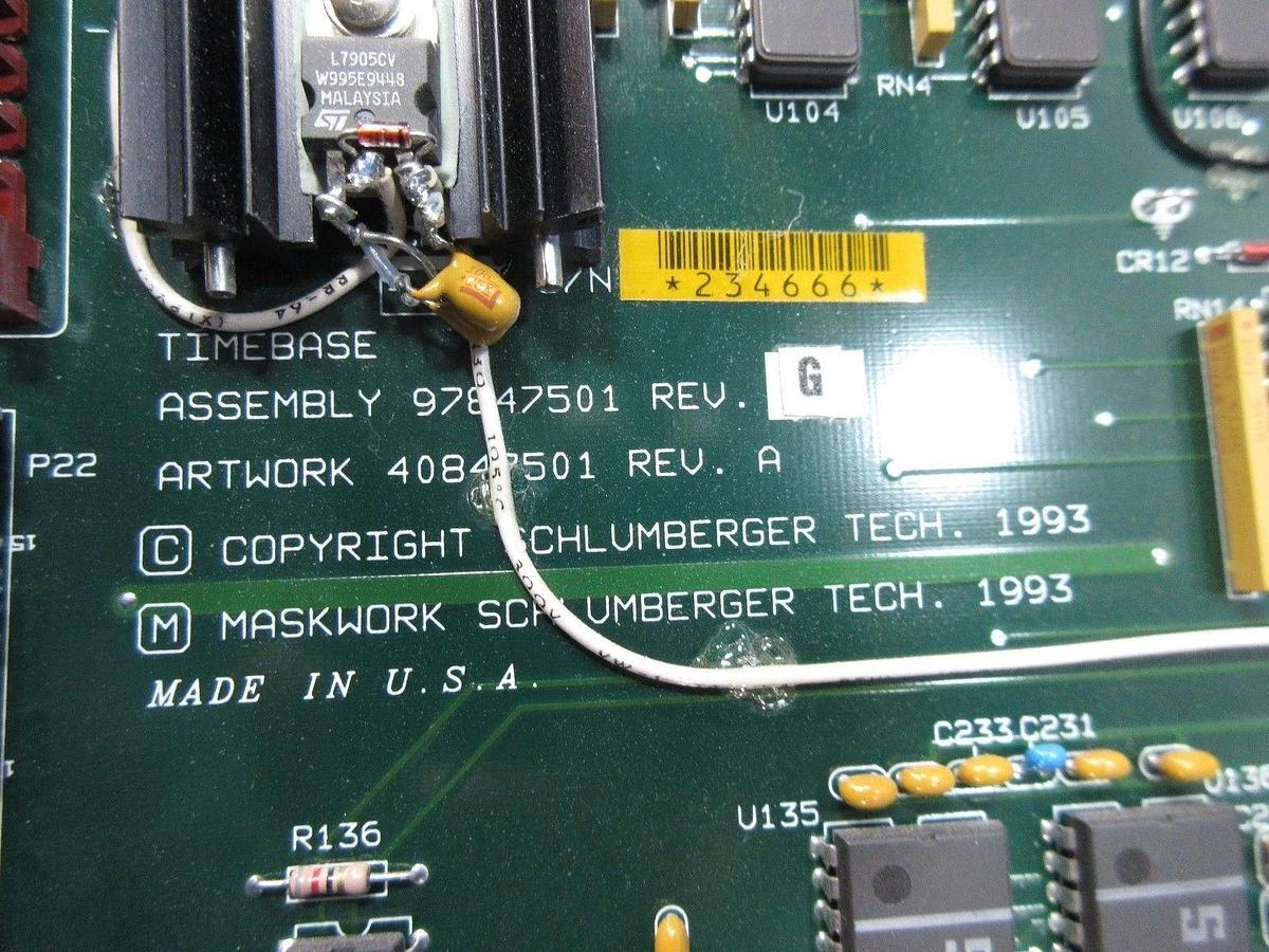 Used Schlumberger 97847501 PCB 40847501 REV G IDS 10000 Used Working
