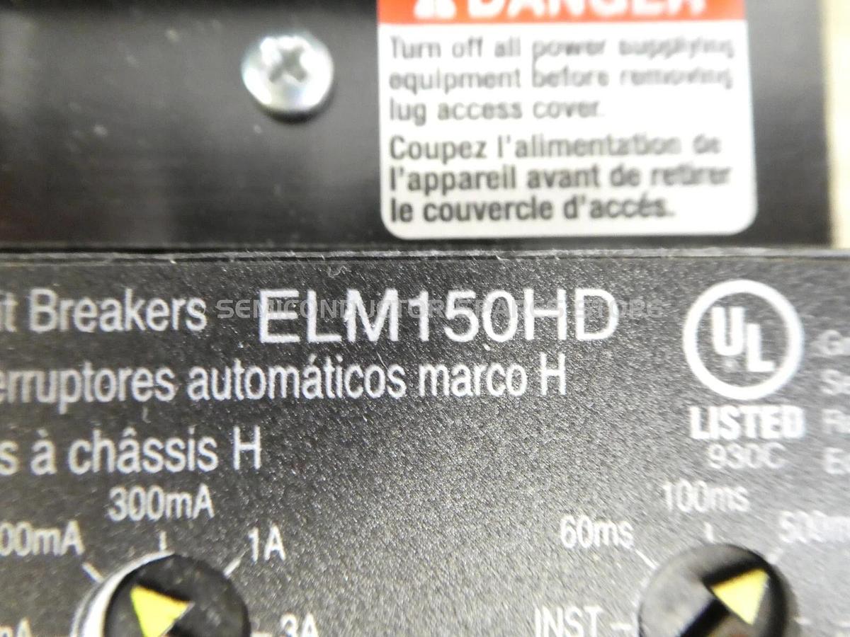 Used Square D HGF36045 Circuit Breaker PowerPact HG 060 ELM150HD Lot of 2 Working