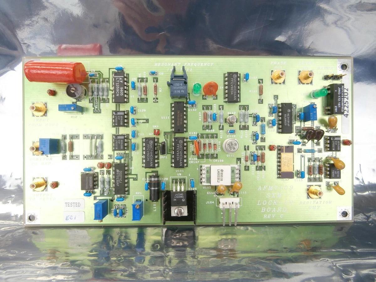 Used SXM AFM7109 Resonant Frequency Lock-In Board PCB Used Working