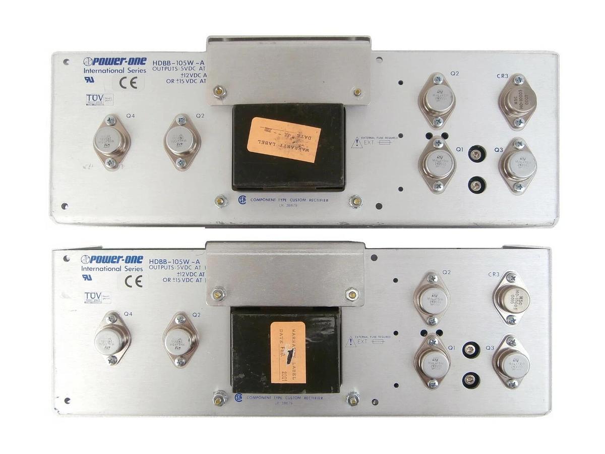 Used Power-One HDBB-105W-A Power Supply International Series Reseller Lot of 2 Spare