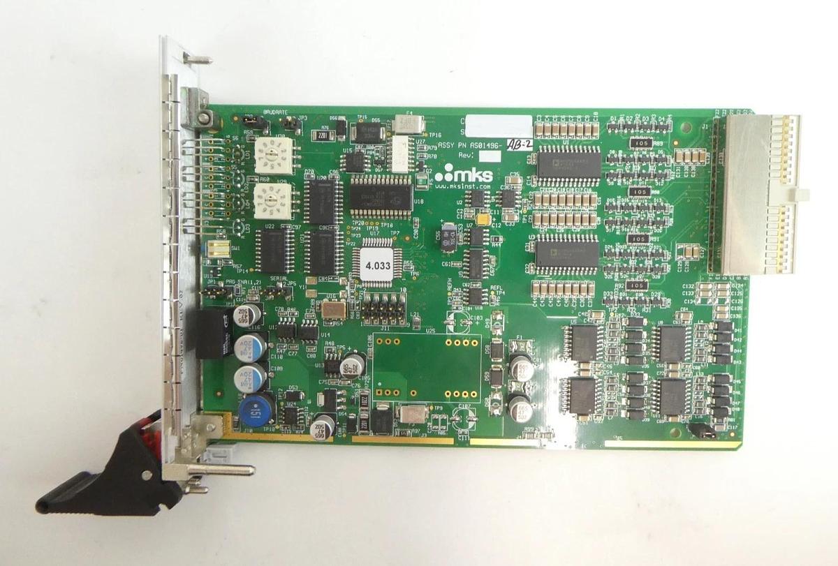 Used MKS Instruments AS01496-AB-2 PCB Card CDN496R AMAT 0190-30079 Reseller Lot of 2