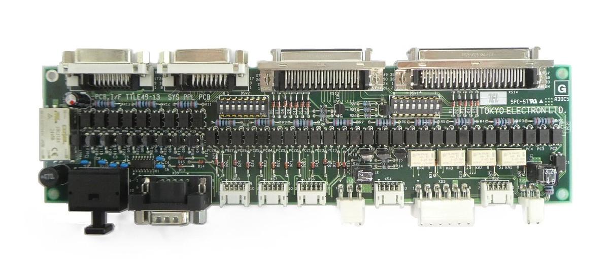 Tokyo Electron D180-000075-V1 Interface PCB I/F TTLE49-13 SYS PPL New Surplus