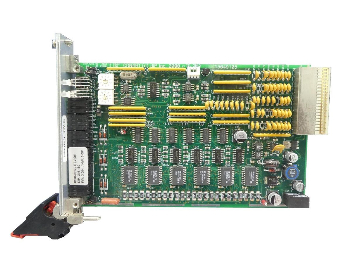 Used DIP 15049105 DeviceNet I/O PCB Card CDN491 AMAT 0190-06170 Working Surplus