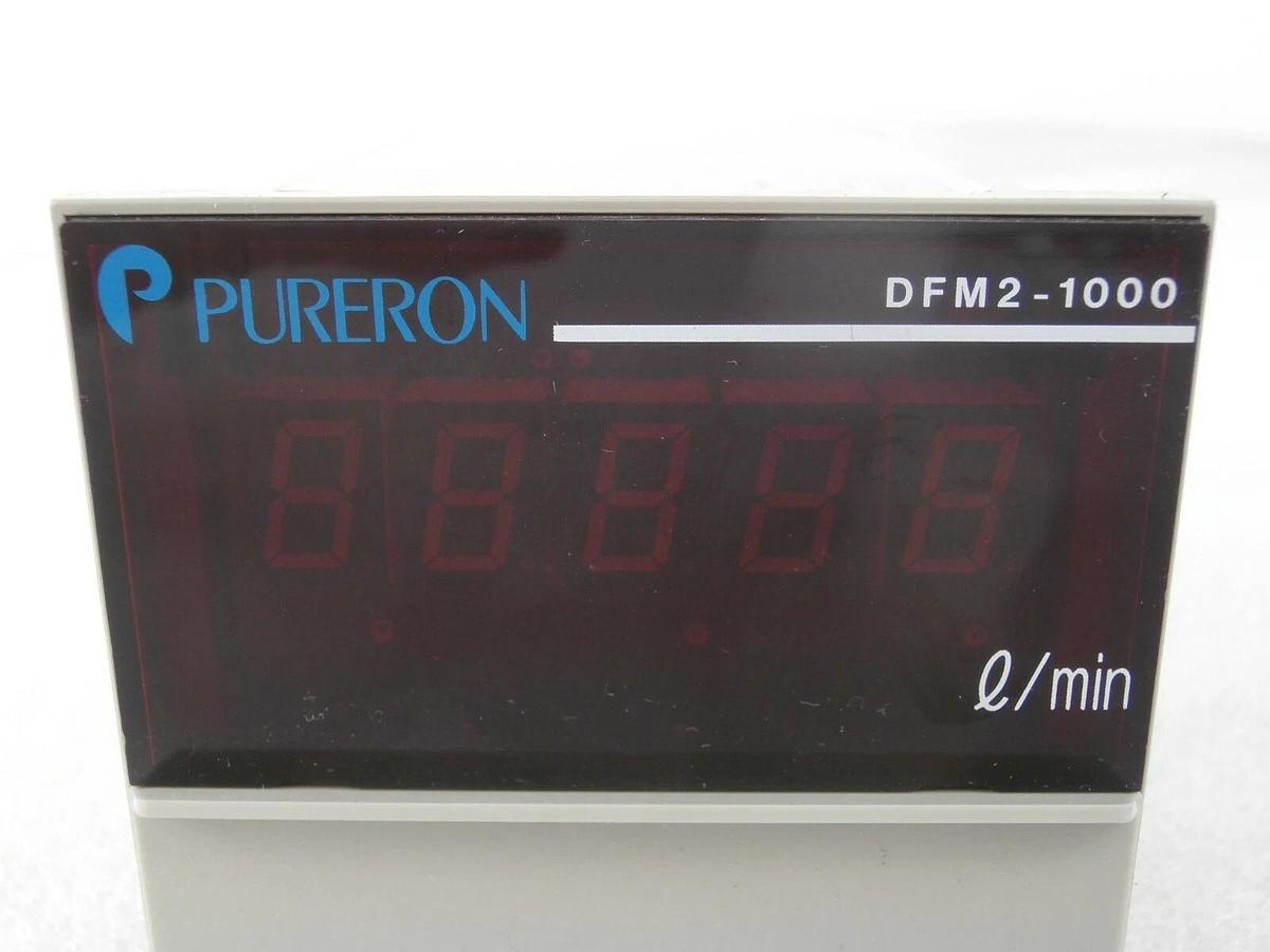 Used Pureron DFM2-1000 Digital Flow Meter Reseller Lot of 5 Working Surplus