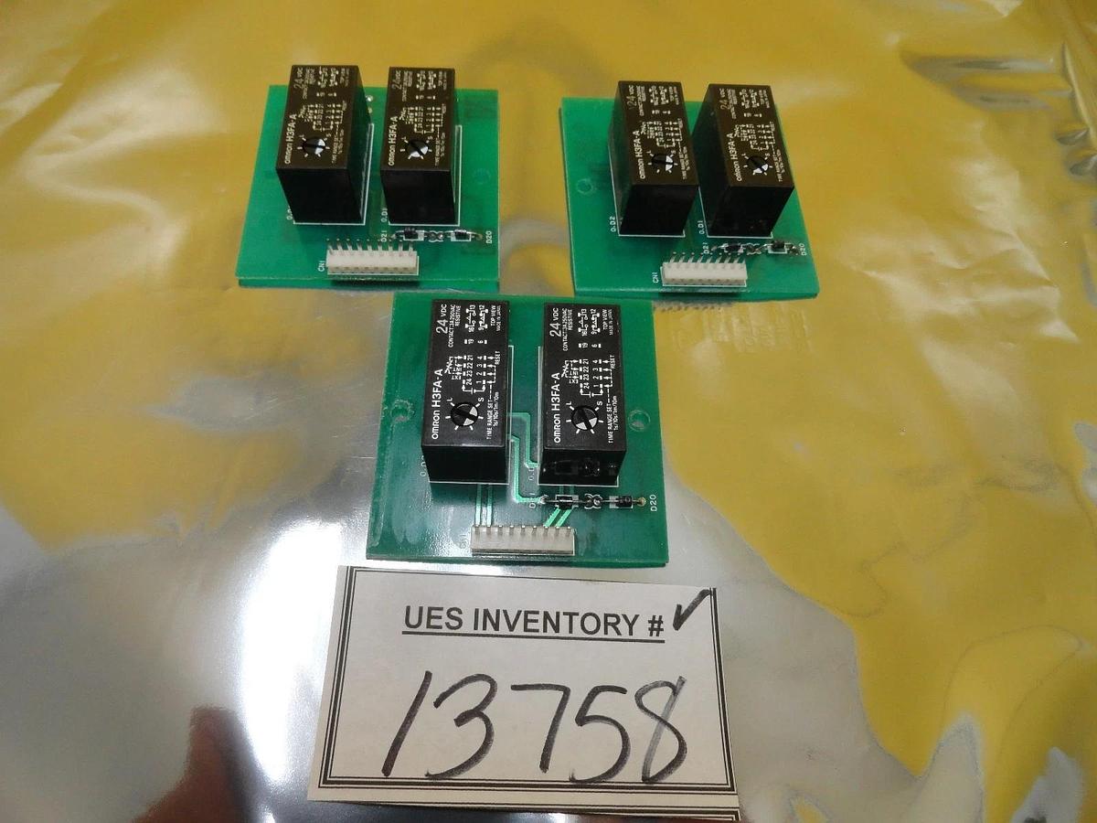 Used Yashibi IP-28IB Time Delay Relay PCB Board 1989.6 H3FA-A Reseller Lot of 3 Used