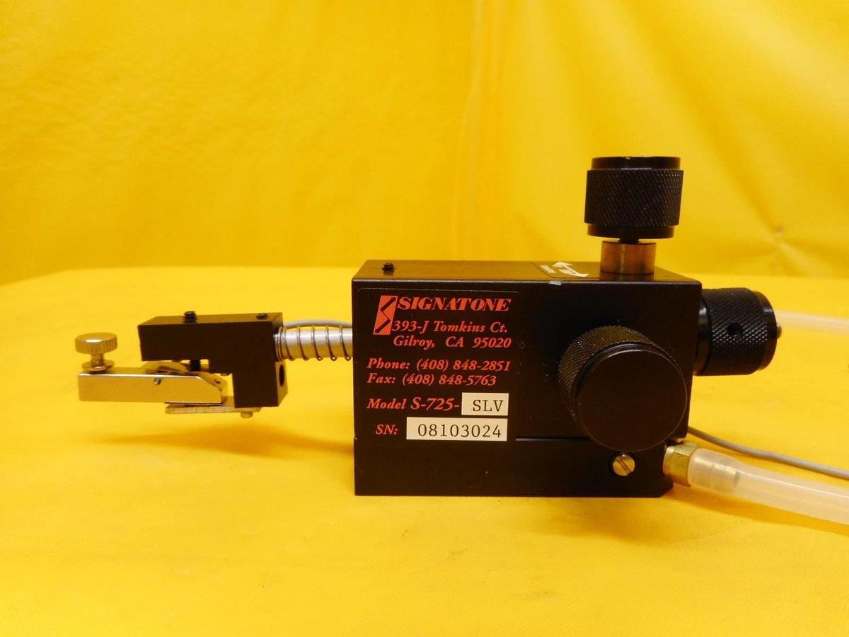 Used Signatone S-725-SLV Micropositioner Used Working
