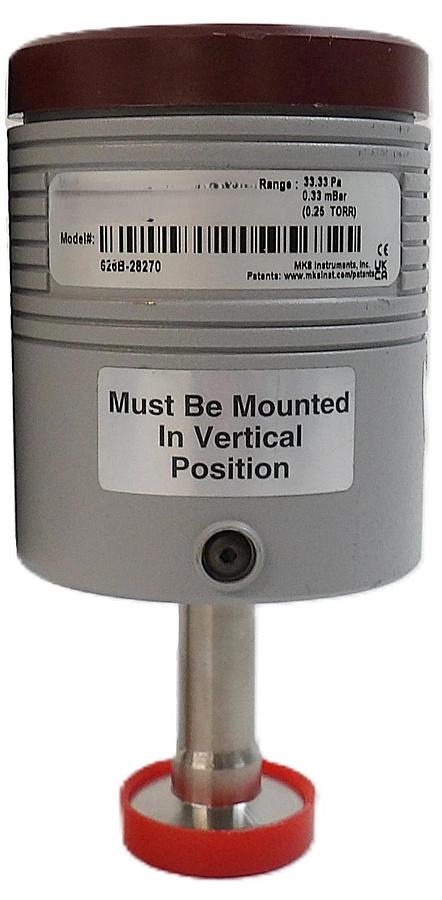 Used MKS Instruments 626B-28270 Baratron Capacitance Manometer Lot of 2 Surplus