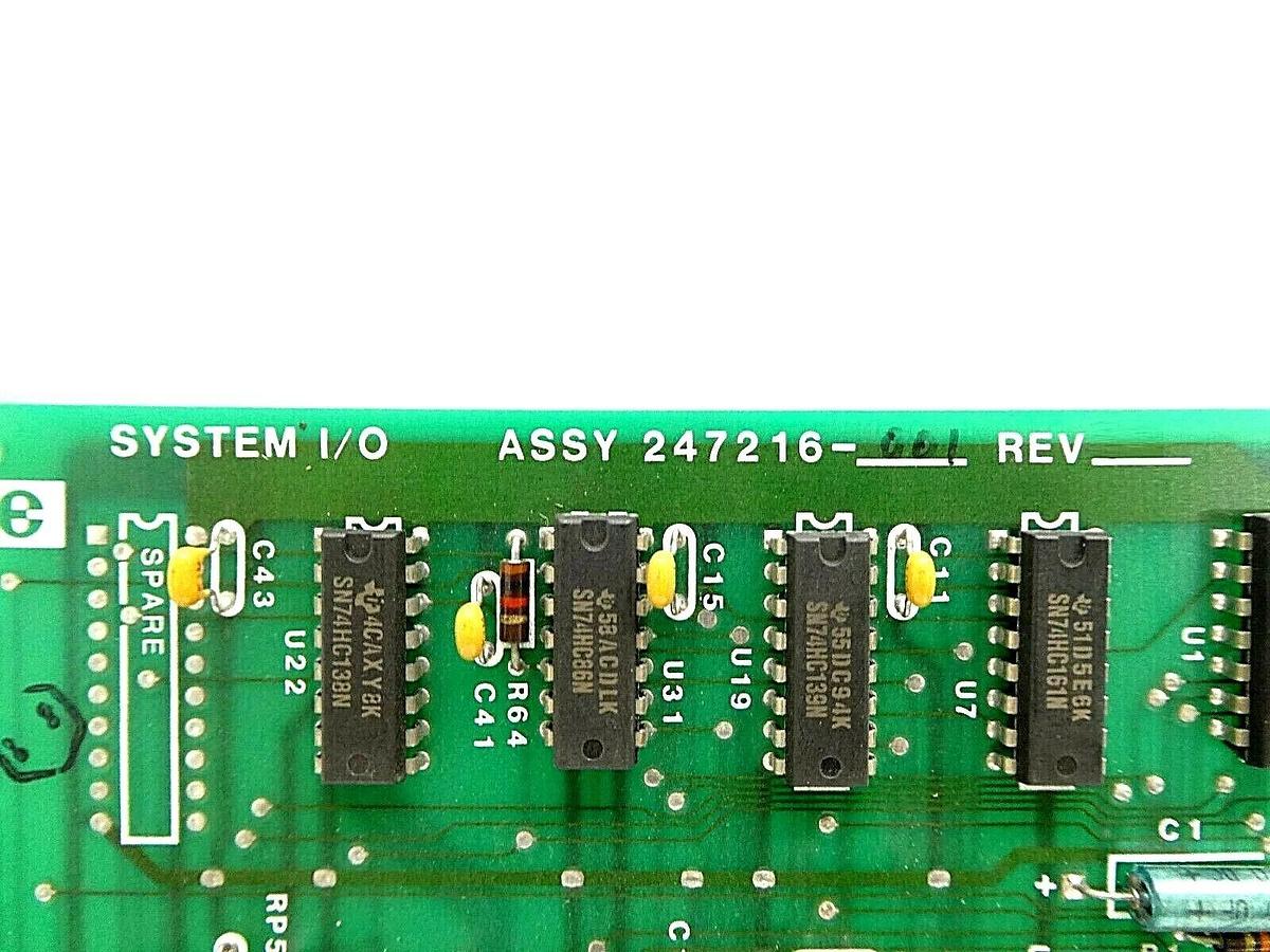 Used Electroglas 247216-001 Interface PCB Card System I/O 4085x Horizon PSM Working