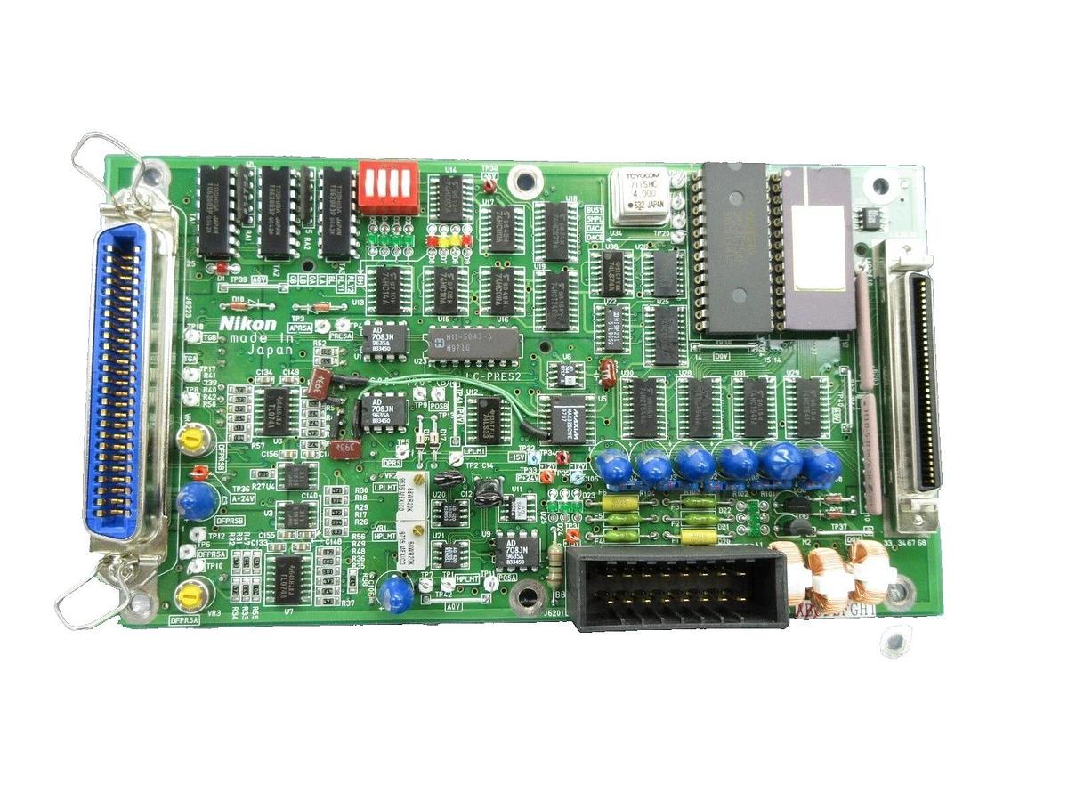Used Nikon Precision 4S007-770-B Interface Board PCB LC-PRES2 NSR Series Working