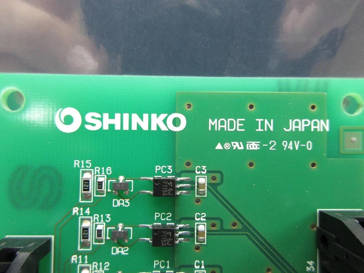 Used Shinko Electric SCE93-100010-C1 Interface Board PCB SBX08-000033-12 Used Working