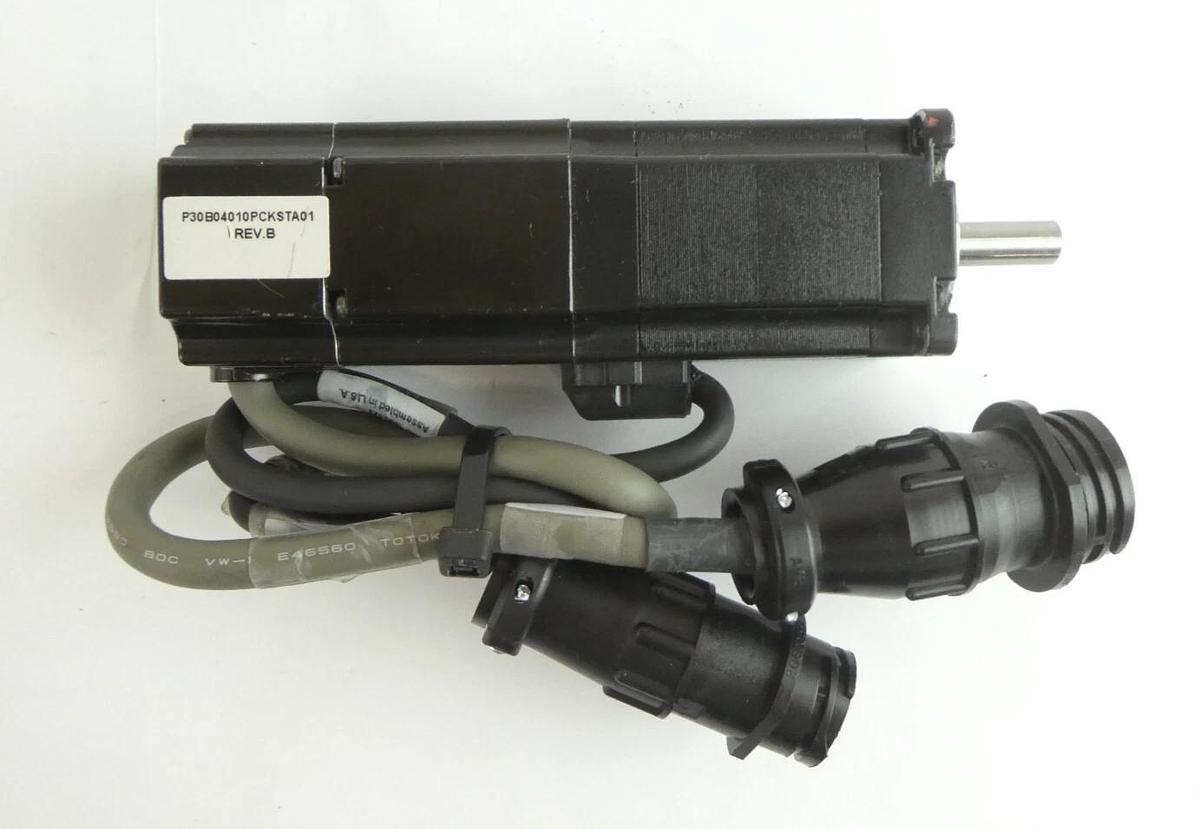Used Sanyo Denki P30B04010PCKST AC Servo Motor BL Super Reseller Lot of 3 Working