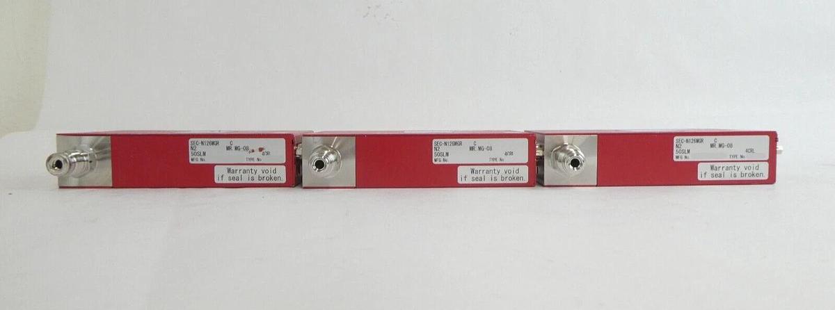 Used Horiba STEC N100 Mass Flow Controller MFC SEC-N126MGR Lot of 10 Working Surplus