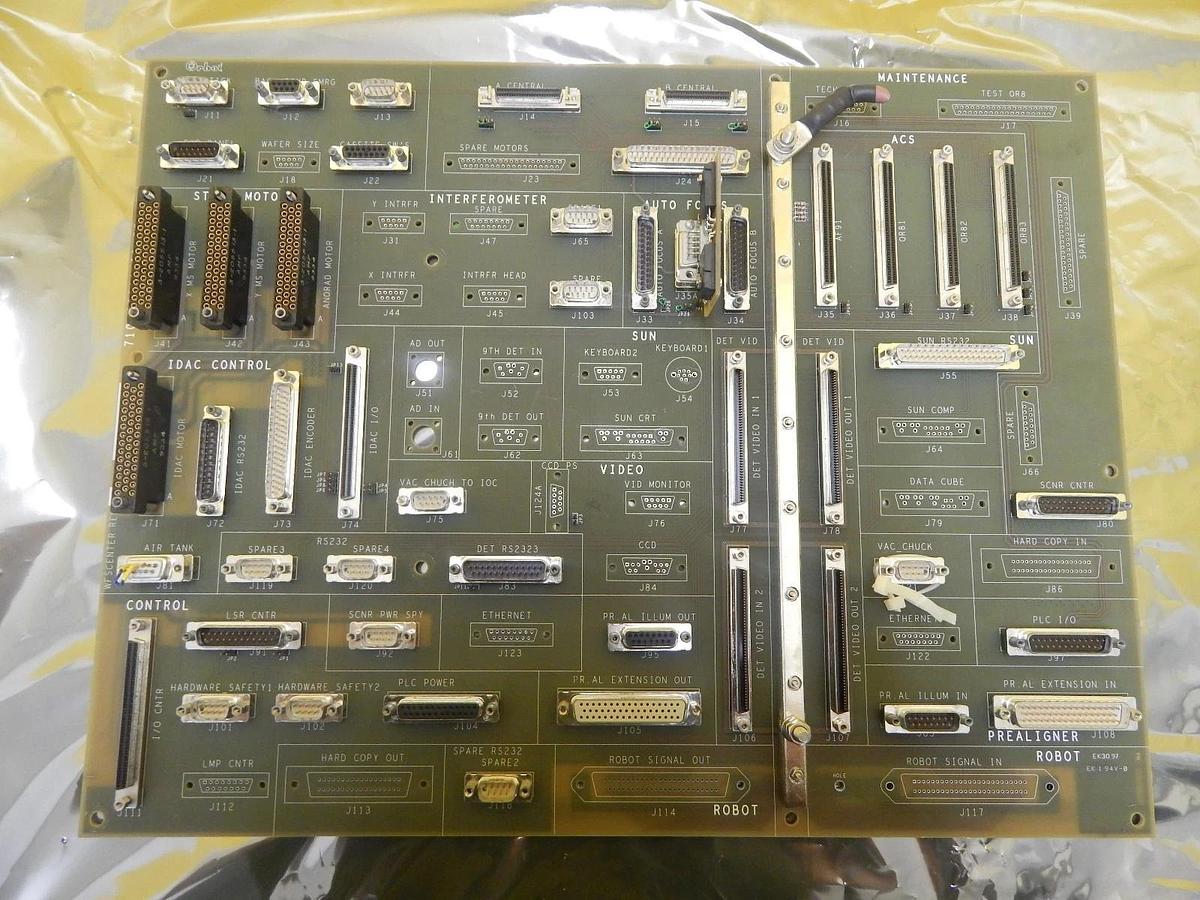 Used Orbot 710-26811-DD WFSCENTER Backplane PCB Board AMAT WF 736 DUO Used