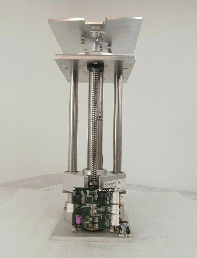 Used Isel 10-27-0038 Atmospheric Elevator Tegal 80-055-717 w/Platform & Cables Spare