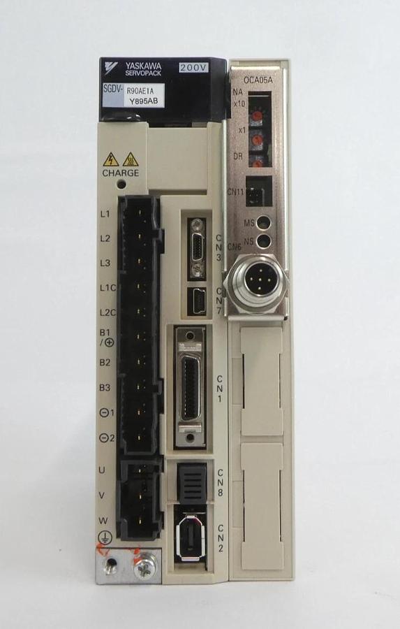 Used Yaskawa Electric SGDV-OCA05A Servo Drive SERVOPACK Lot of 2 Working