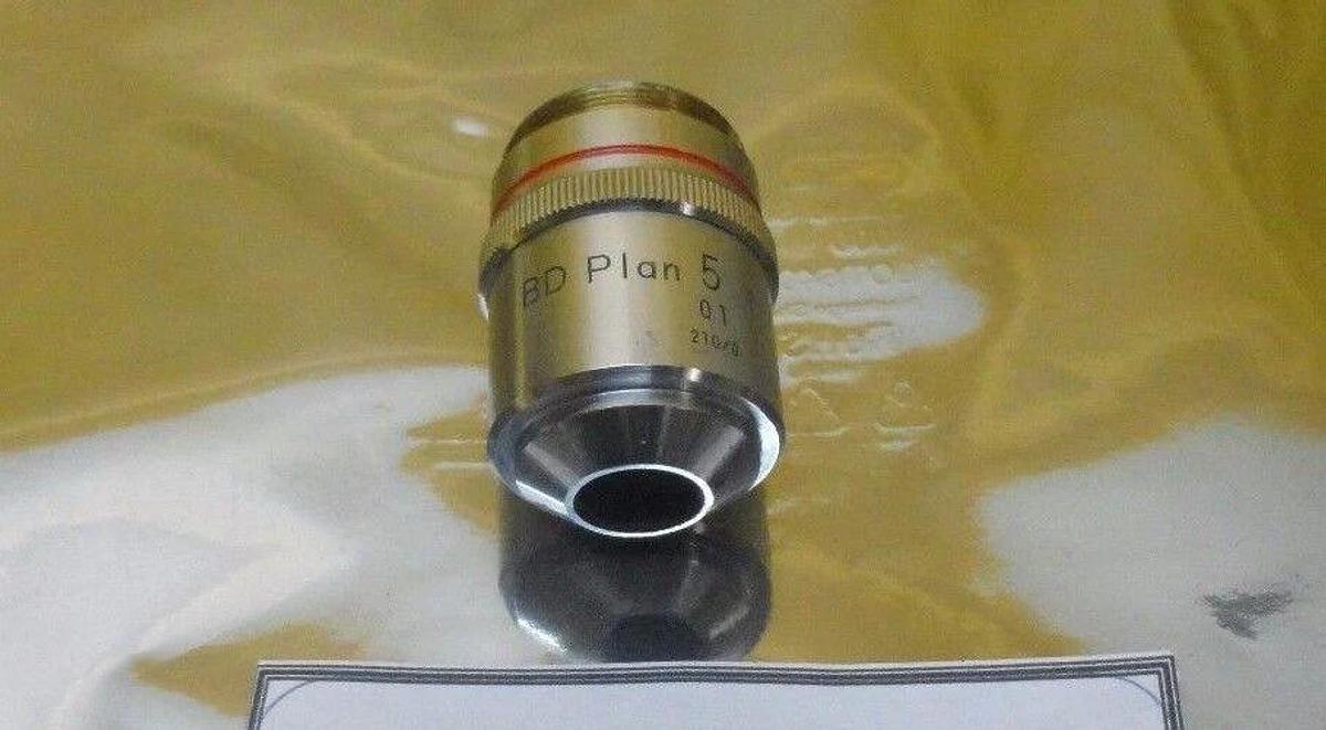 Used Nikon Precision BD Plan 5 Microscope Objective Lens 0.1 210/0 Working Surplus