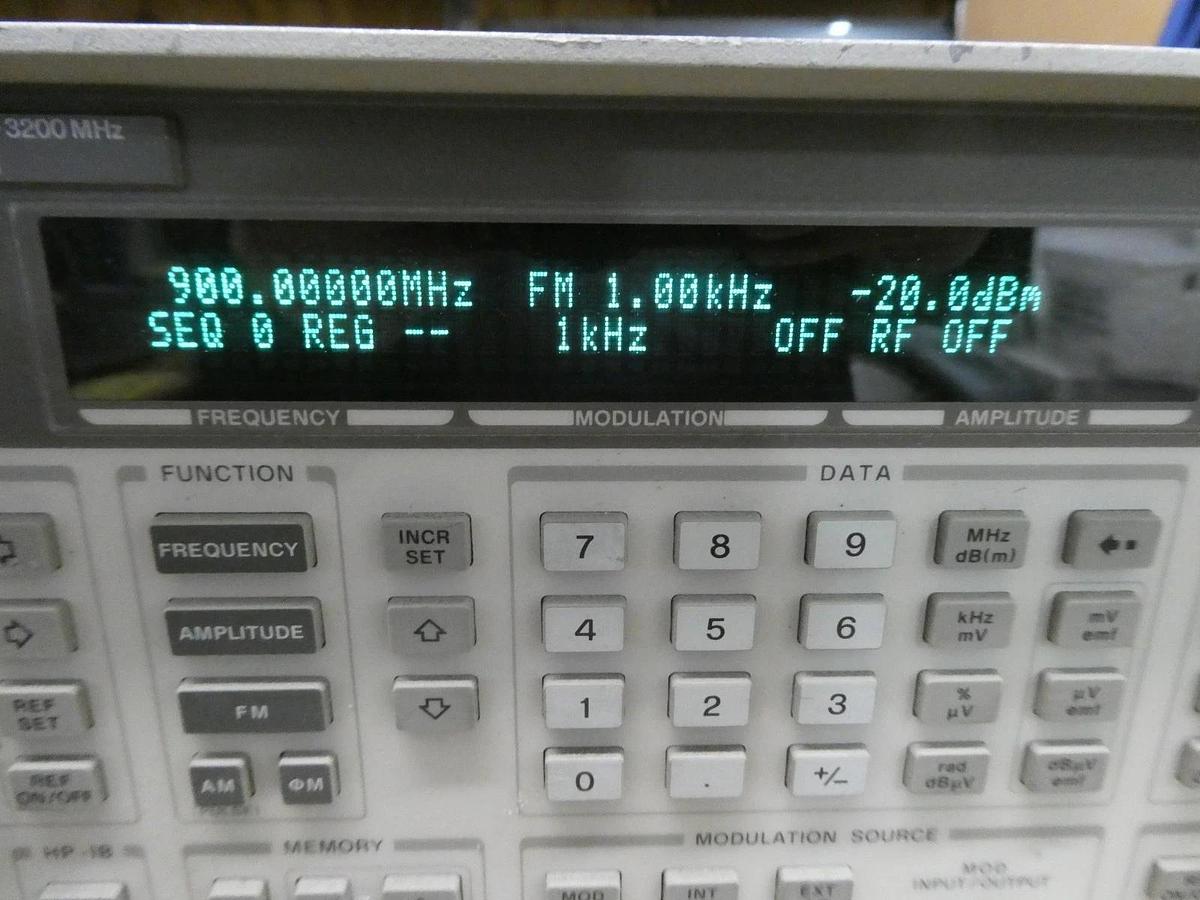 Used Agilent Technologies 8648C Synthesized Signal Generator Option 1E5 UK6 Untested