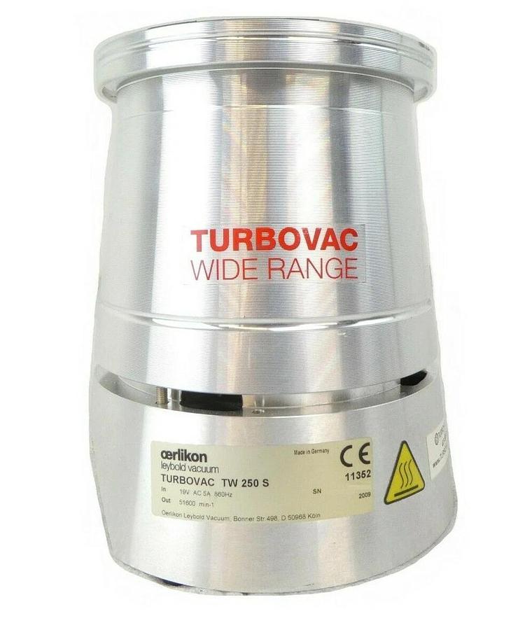 Used TURBOVAC TW 250 S Oerlikon Leybold 11352 Turbomolecular Pump Tested Working