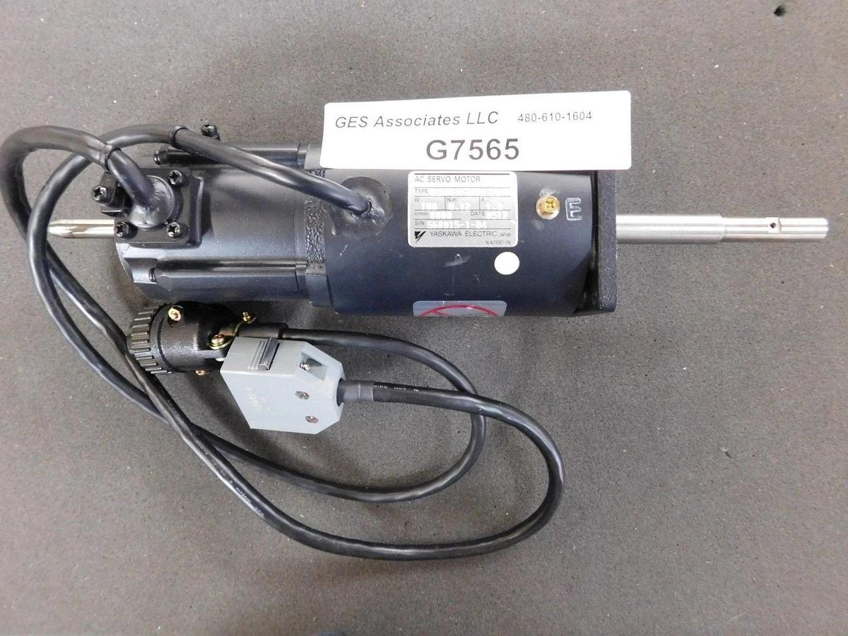 Used Yaskawa Electric USAHEM-01DS22 AC Servo Motor