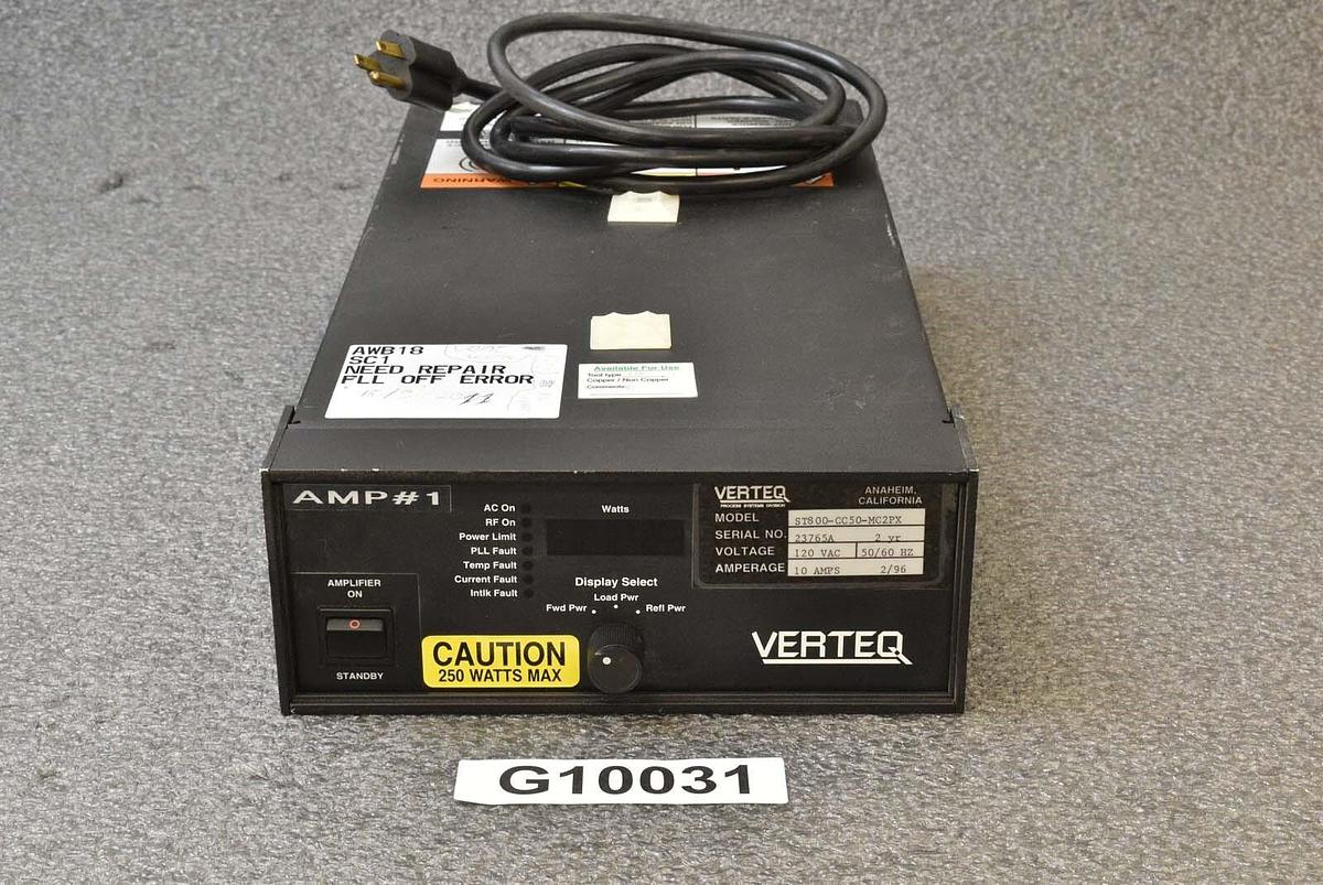 Used Verteq ST800-CC50-MC2PX Amplifier Unit