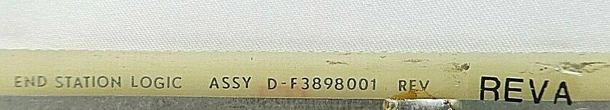 Used Varian Semiconductor VSEA D-F3898001 End Station Logic PCB Card Rev. A Working