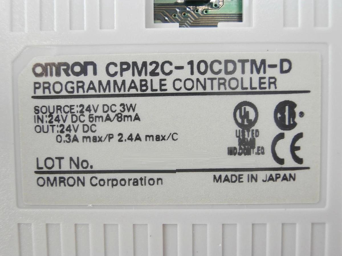 Used Omron CPM2C Compact Logic Controller PLC Chemical Cabinet TEL Lithius Working