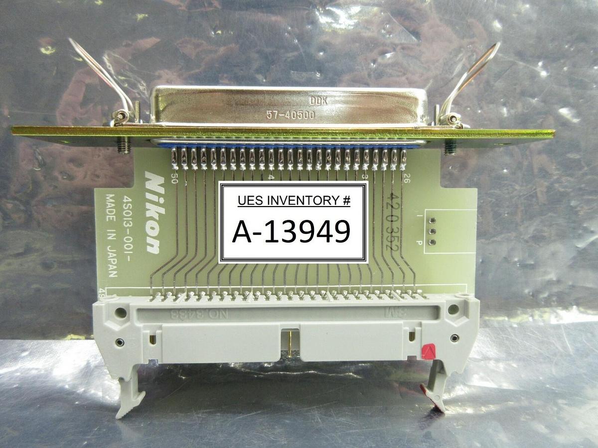 Used Nikon 4S013-001 Interface Board PCB NSR-1755G7A Step-and-Repeat G-Line Used