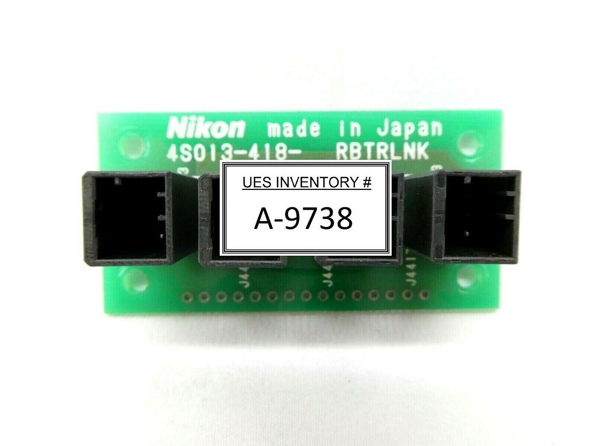 Used Nikon 4S013-418 Robot Interlink Board PCB RBTRLNK NSR System Working Spare