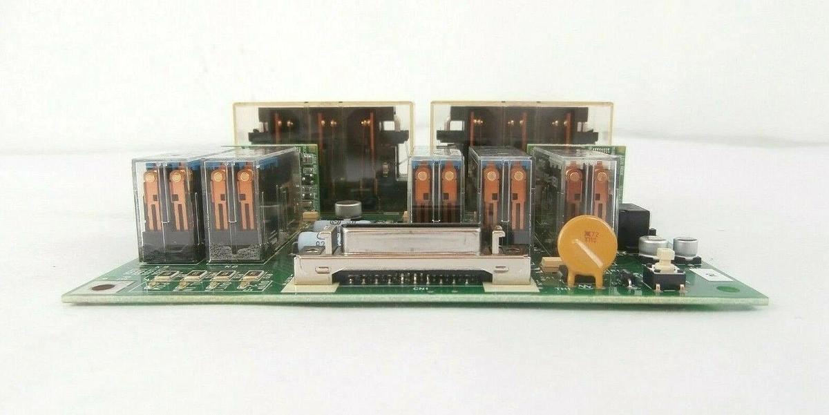 Used Omron G9SC-140-TE2 Relay Board PCB RY SPIN MTR #02 TEL Lithius Working Surplus