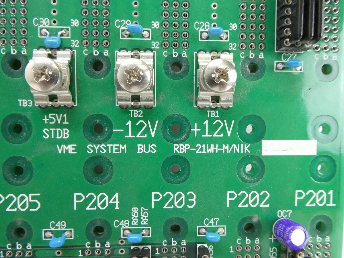Used Nikon RBP-21WH-M/NIK VME System Bus Backplane Board PCB NSR-S205C Working Spare