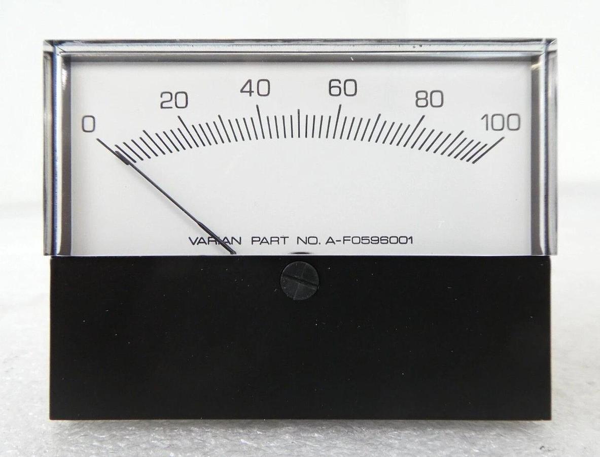 Modutec 7-0596001 Analog Ammeter 2S-DUA-100-U Byram Varian F0596001 Lot of 4 New